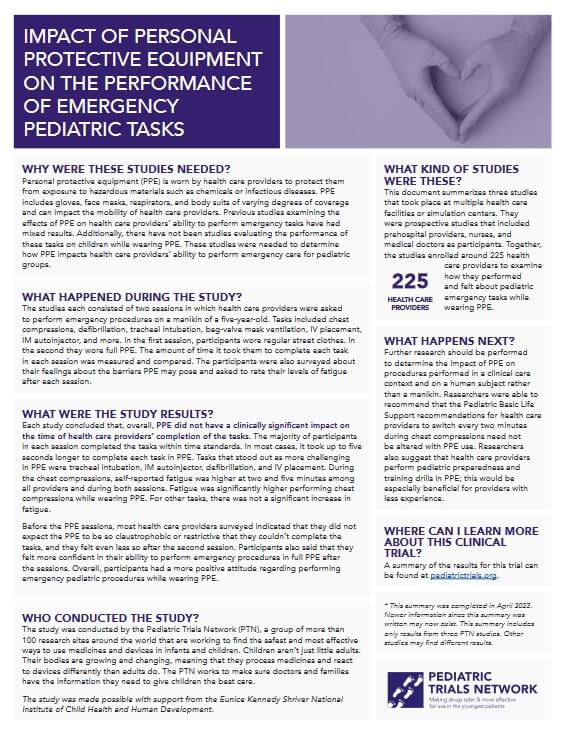 Thumbnail photo of PPE Results-at-a-Glance
