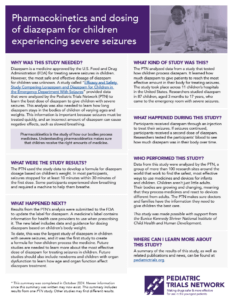 Diazepam Results-at-a-Glance
